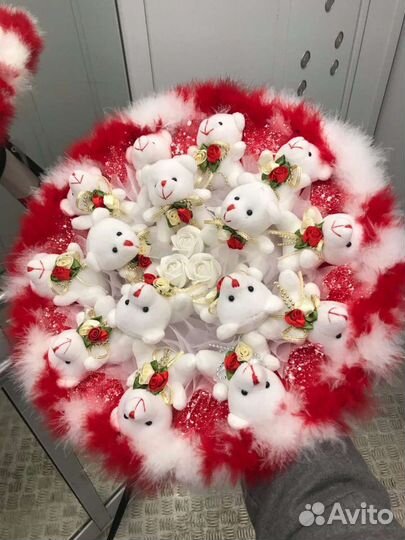 Букеты из мягких игрушек
