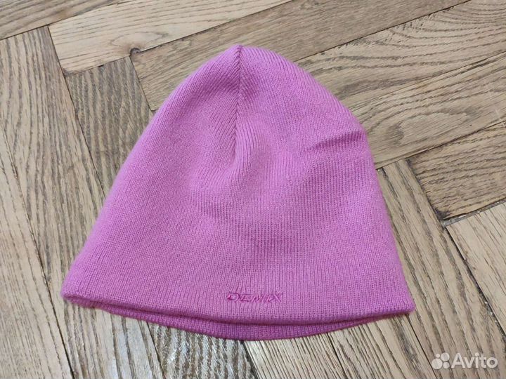 Шапка новая сиреневая на флисе