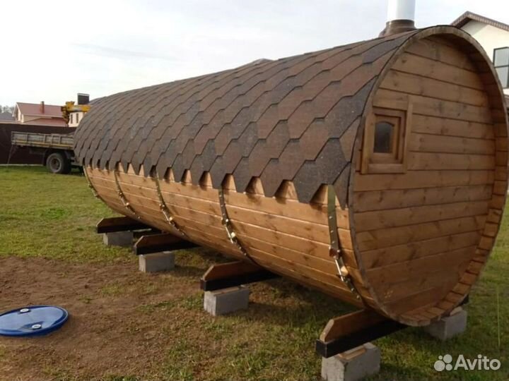 Баня бочка 5 м