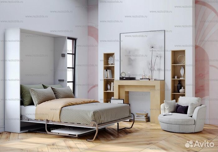 Кровать трансформер со столом в рассрочку