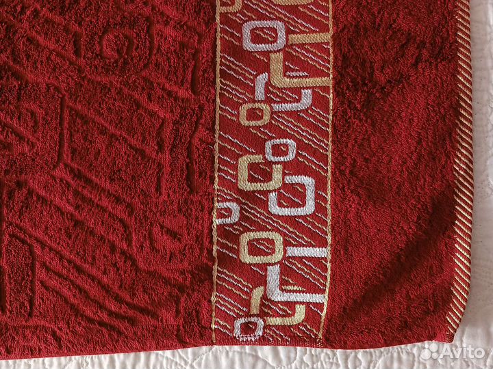 Полотенце новое махровое 100х140 см