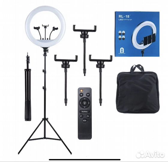 Профессиональная кольцевая лампа RL-21, 54 см