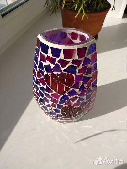 Ваза для цветов ручная работа