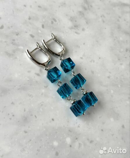 Комплект браслет и серьги