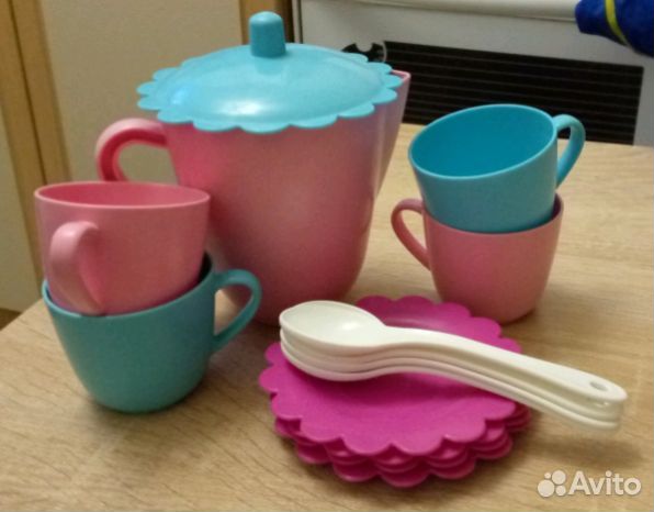 Детский чайный сервиз, посуда