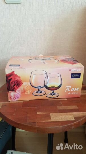 Фужеры Bohemia 6 шт новые