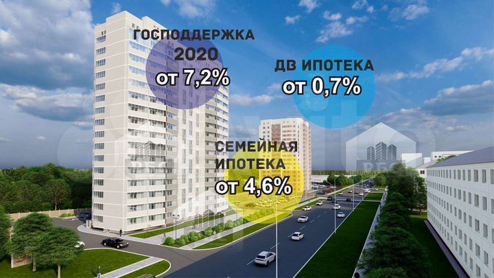 Квартира-студия, 28,8 м², 12/16 эт.