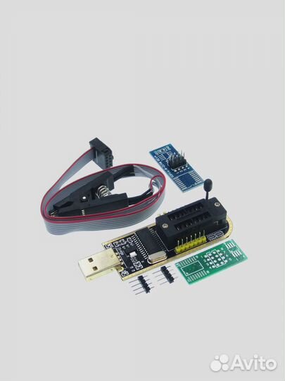 CH341A-kit Программатор для eeprom 93C-25-24C, с з