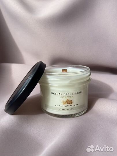 Ароматическая свеча ручной работы