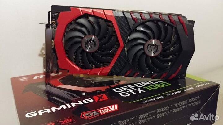 Видеокарта msi gtx 1060 gaming x
