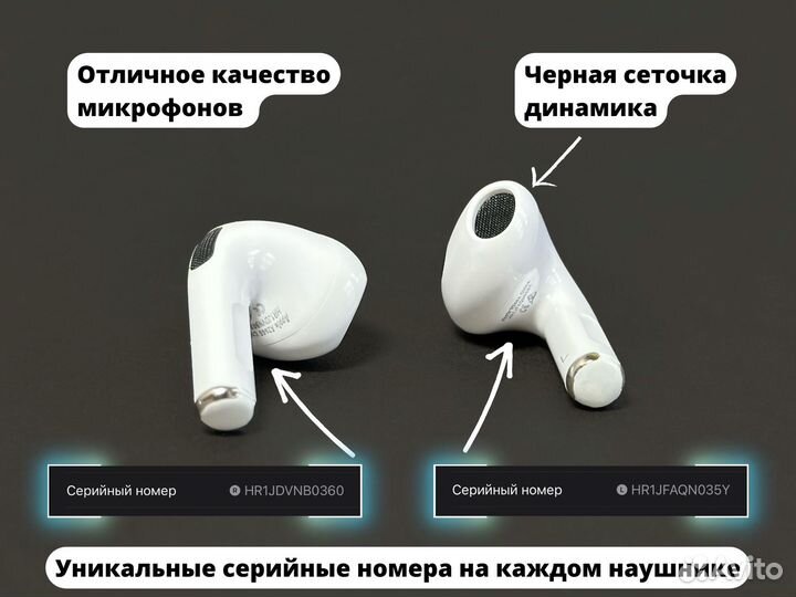 AirPods 3 Full (Гироскоп + Топ Микрофон)