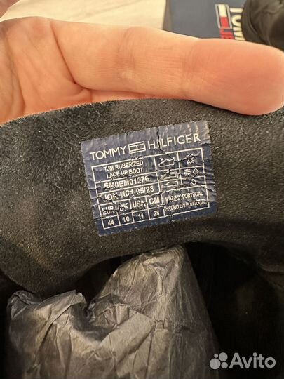 Ботинки tommy hilfiger 44