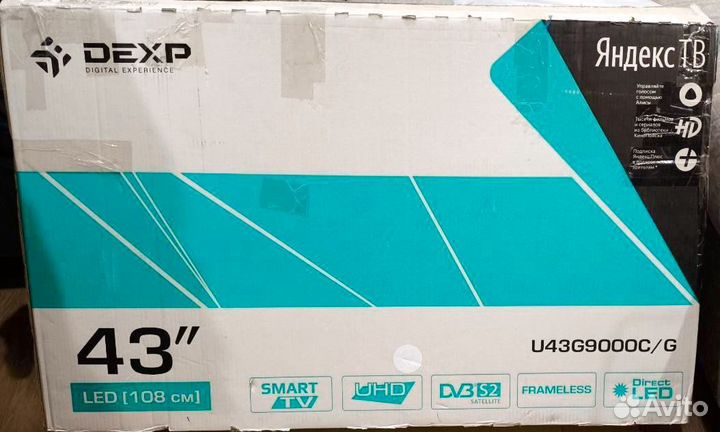 Телевизор dexp 43 U43G9000C/G