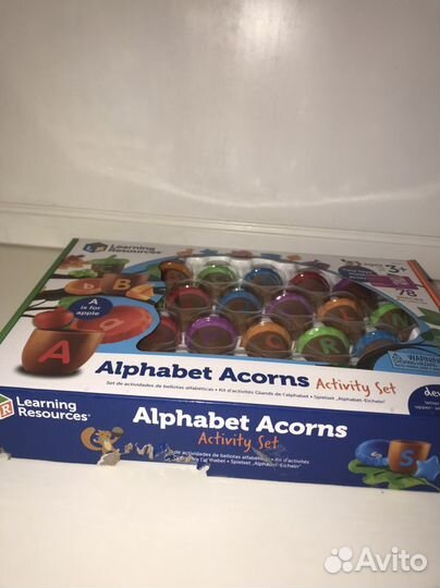 Learning resources alphabet acorns алфавит