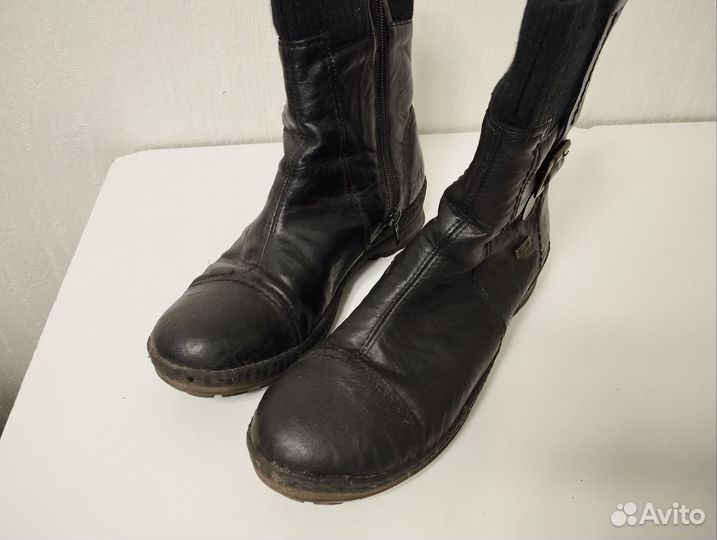 Полусапоги женские зимние rieker 24 см стелька