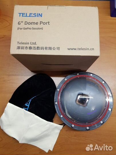 Telesin dome port для Gopro Session