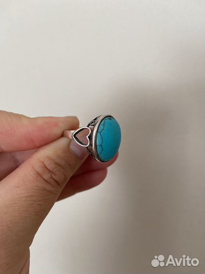 Серебряное кольцо с бирюзой