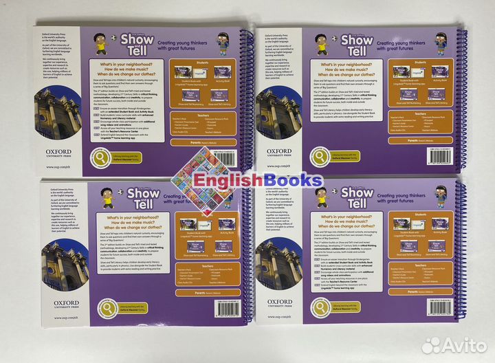 Show and tell 3, 2ed, комплект (4книги с CD)
