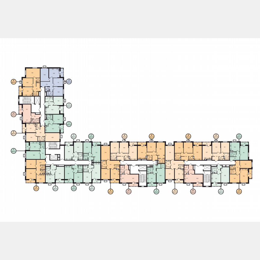 1-к. квартира, 40,9 м², 7/9 эт.