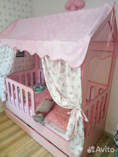 Детская кровать чердак (домик)