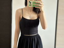 Новая женская юбка макси черная размер 42 52