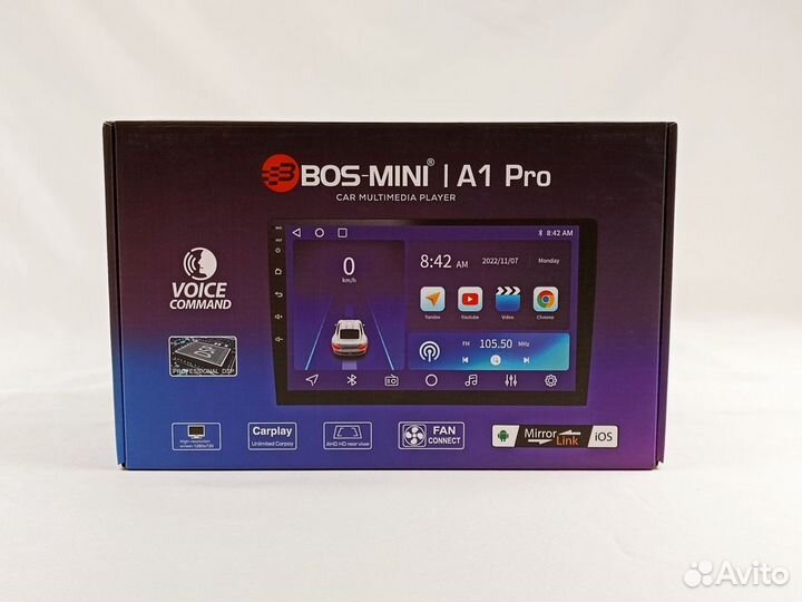 Магнитола Android 2din 9 дюймов 4/64 Bos-Mini