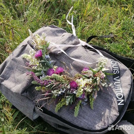 Венок на голову из цветов