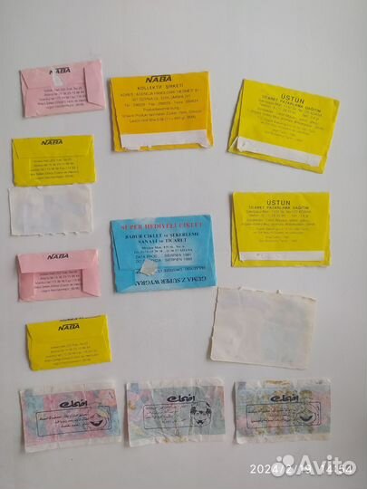 Фантики от жвачек