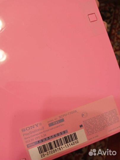 Playstation 2 slim pink