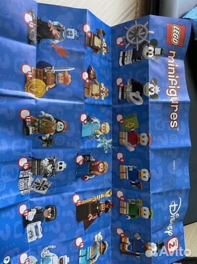 Lego минифигурки дисней