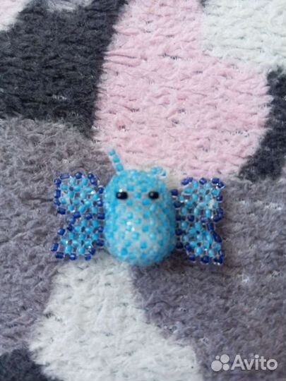 Амигуруми из бисера бабочка