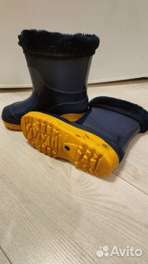 Резиновые детские сапоги 18р бу