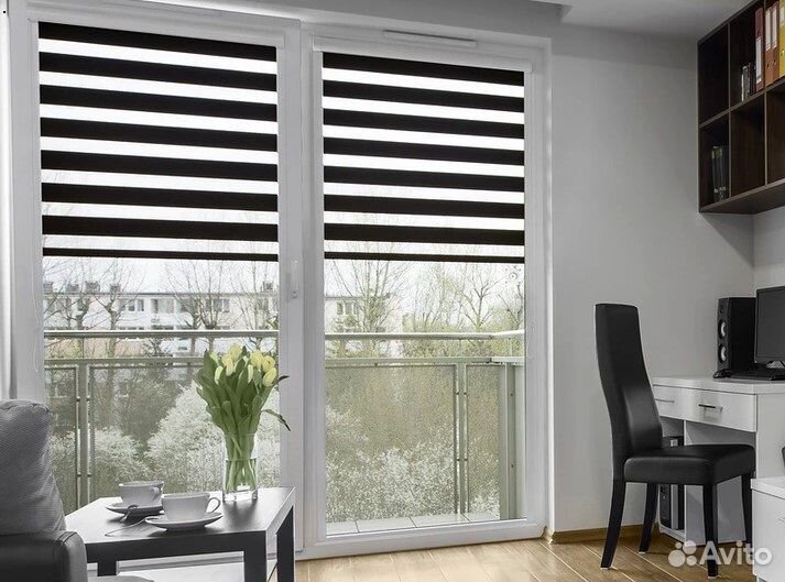 Рулонные шторы 3в1 от производителя