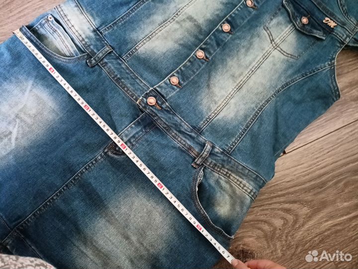 Платье джинсовое размер 50-52