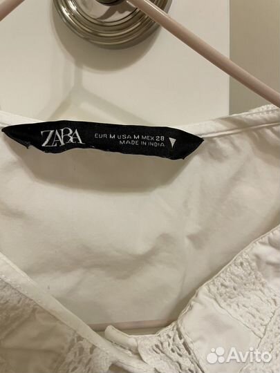 Рубашка белая Zara