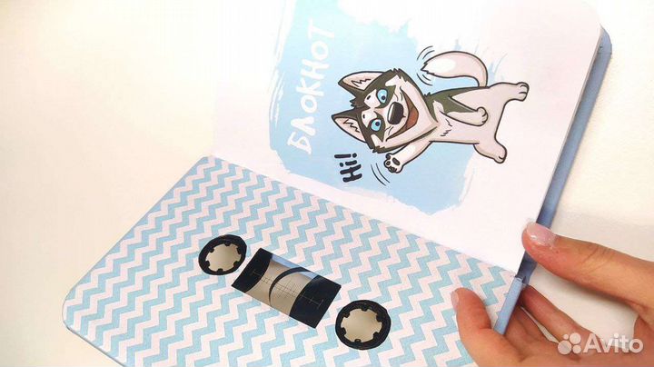 Блокнот ручной работы аудикассета