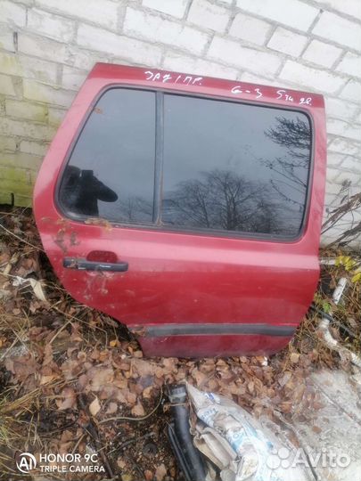 Дверь задняя правая volkswagen golf 3