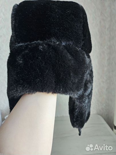 Шапка ушанка мужская