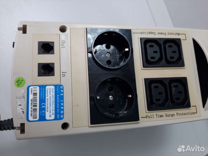 Ибп ippon back comfo pro 800