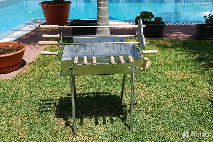 Мангал с электроприводом