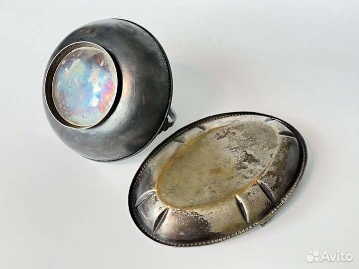 Конфетница мельхиор СССР