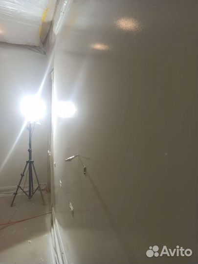 Механизированная шпаклевка стен и потолков