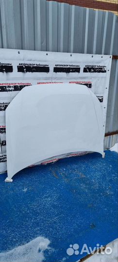 Капот VW Polo рестайлинг 2015-2020 белый