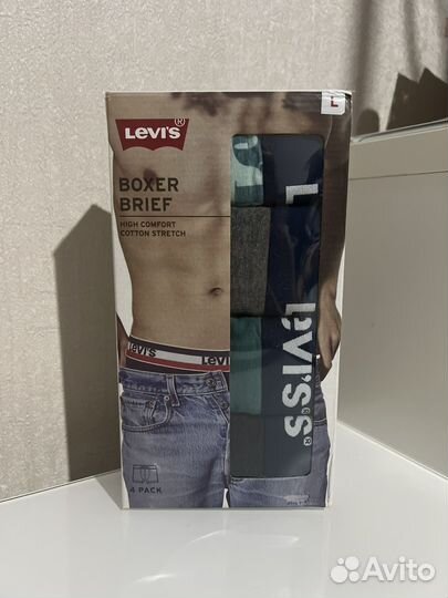 Levis набор мужских трусов/4шт/L,XL