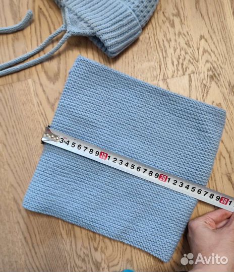 Комплект шапка и снуд детские