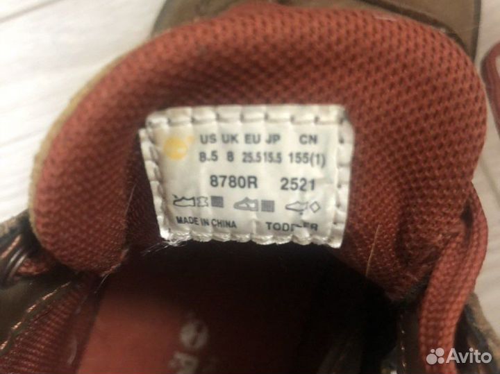 Ботинки осенние Timberland оригинал