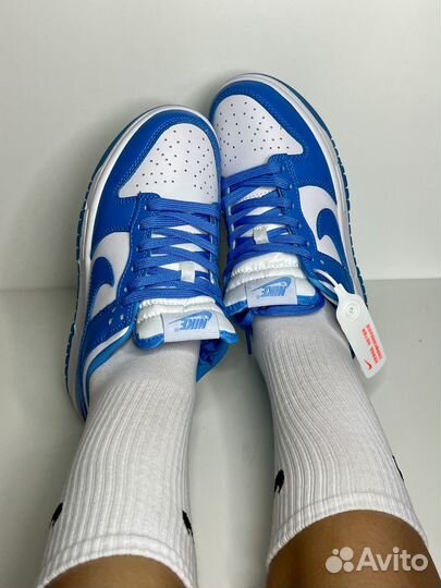 Nike Dunk Low Blue — женственные и удобные кроссов