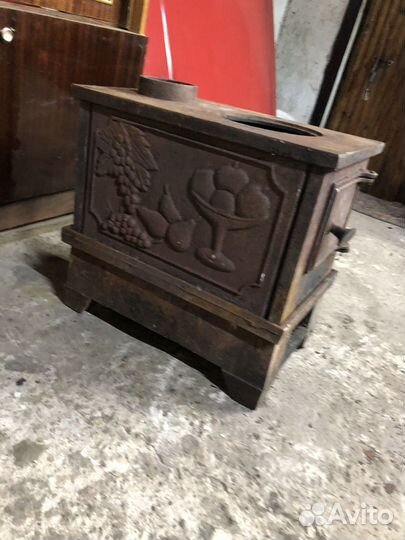 Печка буржуйка чугунная