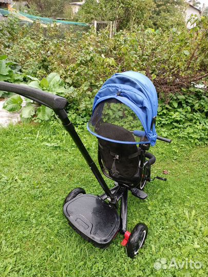 Велосипед коляска с ручкой