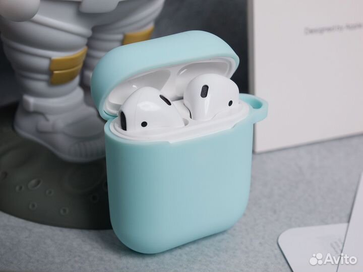 Беспроводные наушники Apple Air Pods 2+Чехол